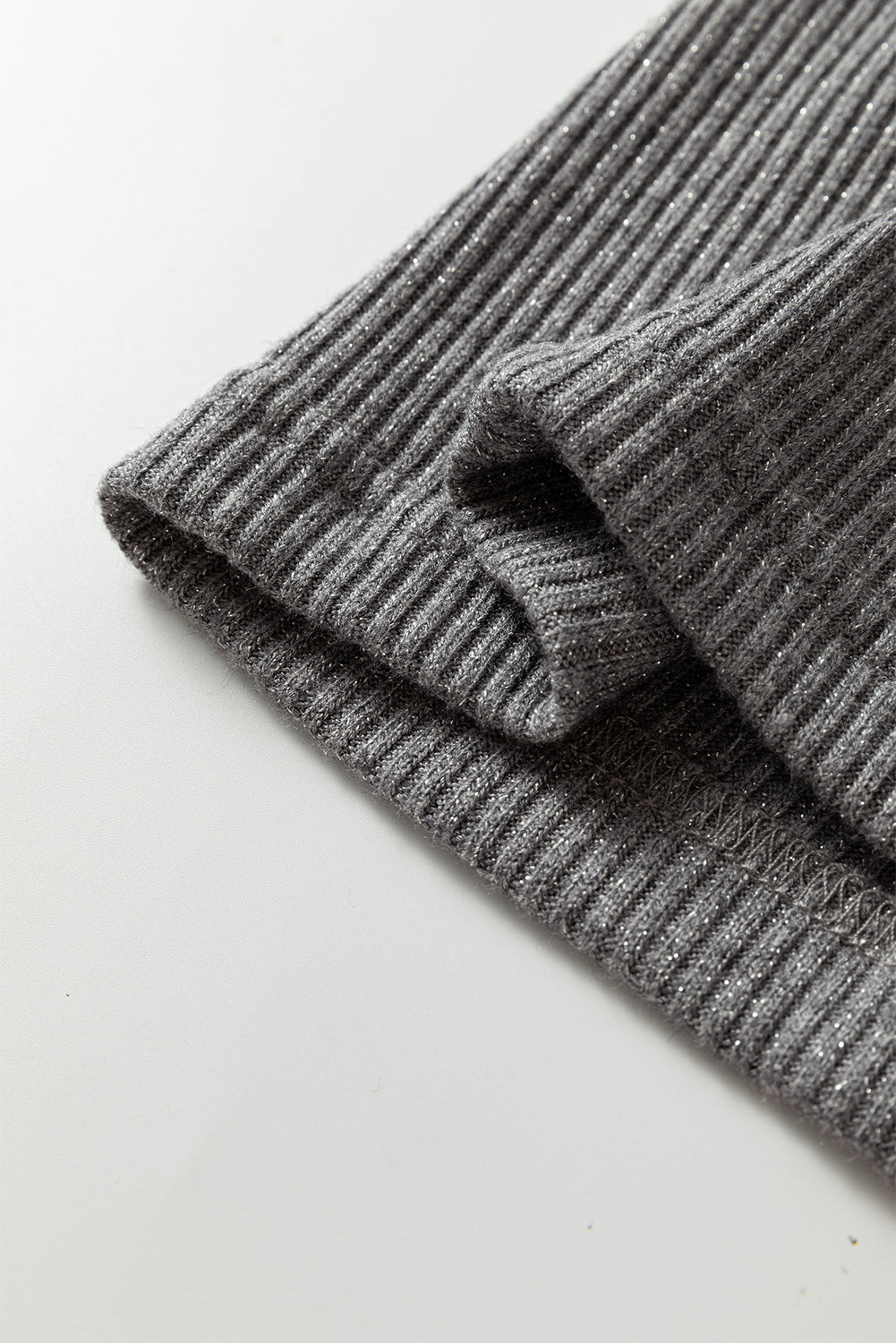 Sleet Ribbed Knit Button Down Slim Cardigan