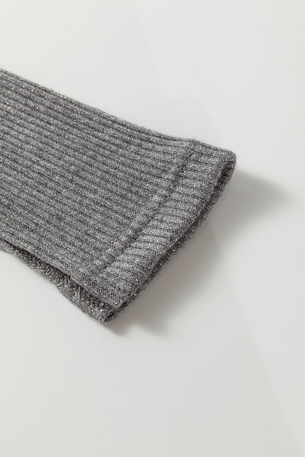 Sleet Ribbed Knit Button Down Slim Cardigan