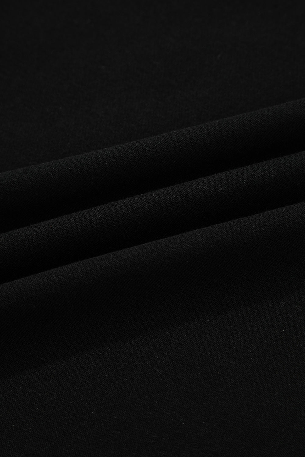 Black Varsity Stripe Detail Drop Shoulder Pullover Mini Skirt Set